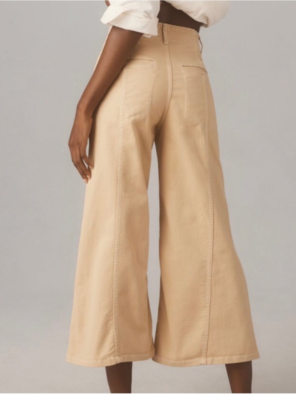 Maeve The Delaney Crop Clean-Seamed High-Rise Wide-Leg
Jeans - Picture 3 of 8